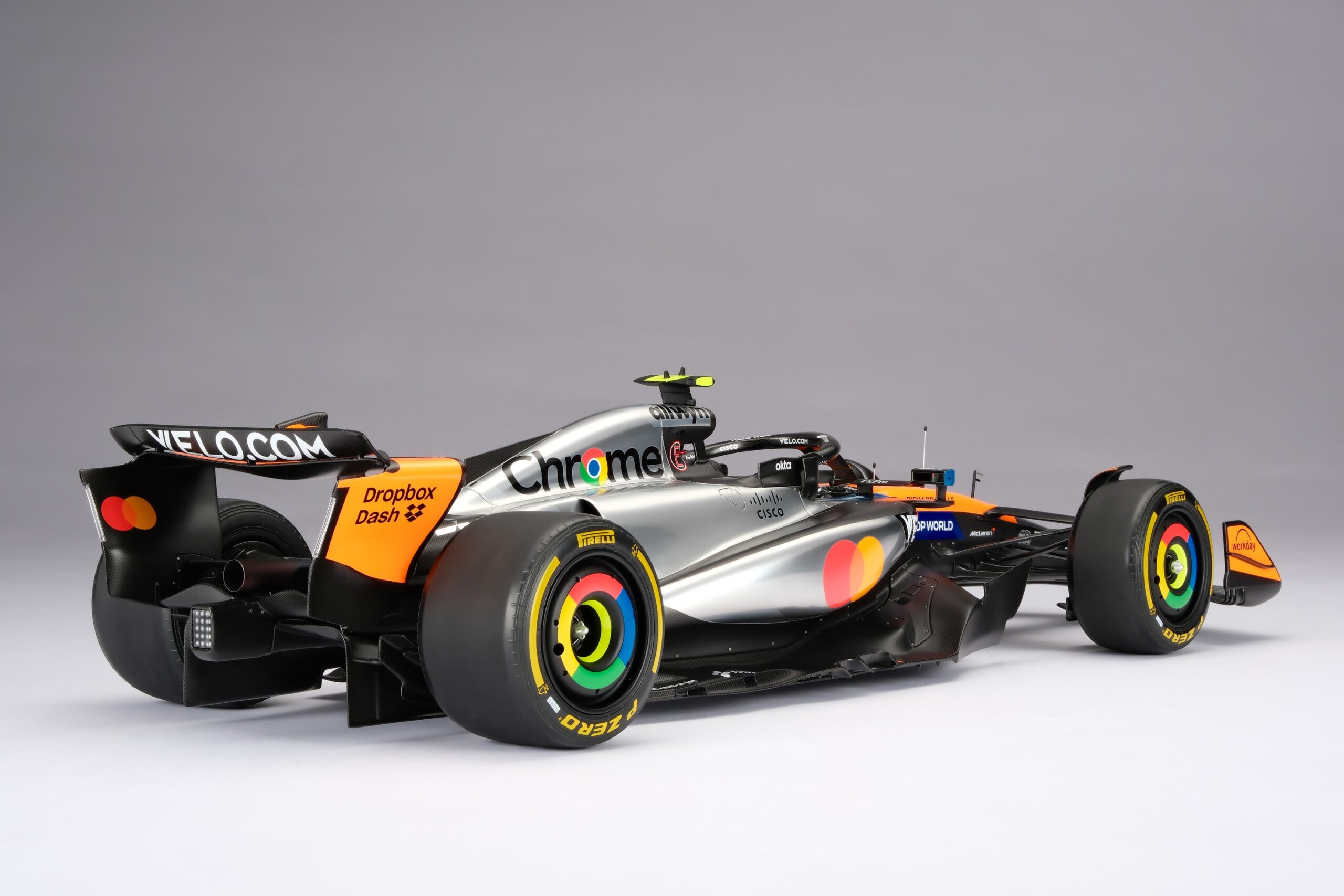 Amalgam McLaren MCL39 2025 British Grand Prix - Chrom / Orange | 1:8 - 画像16