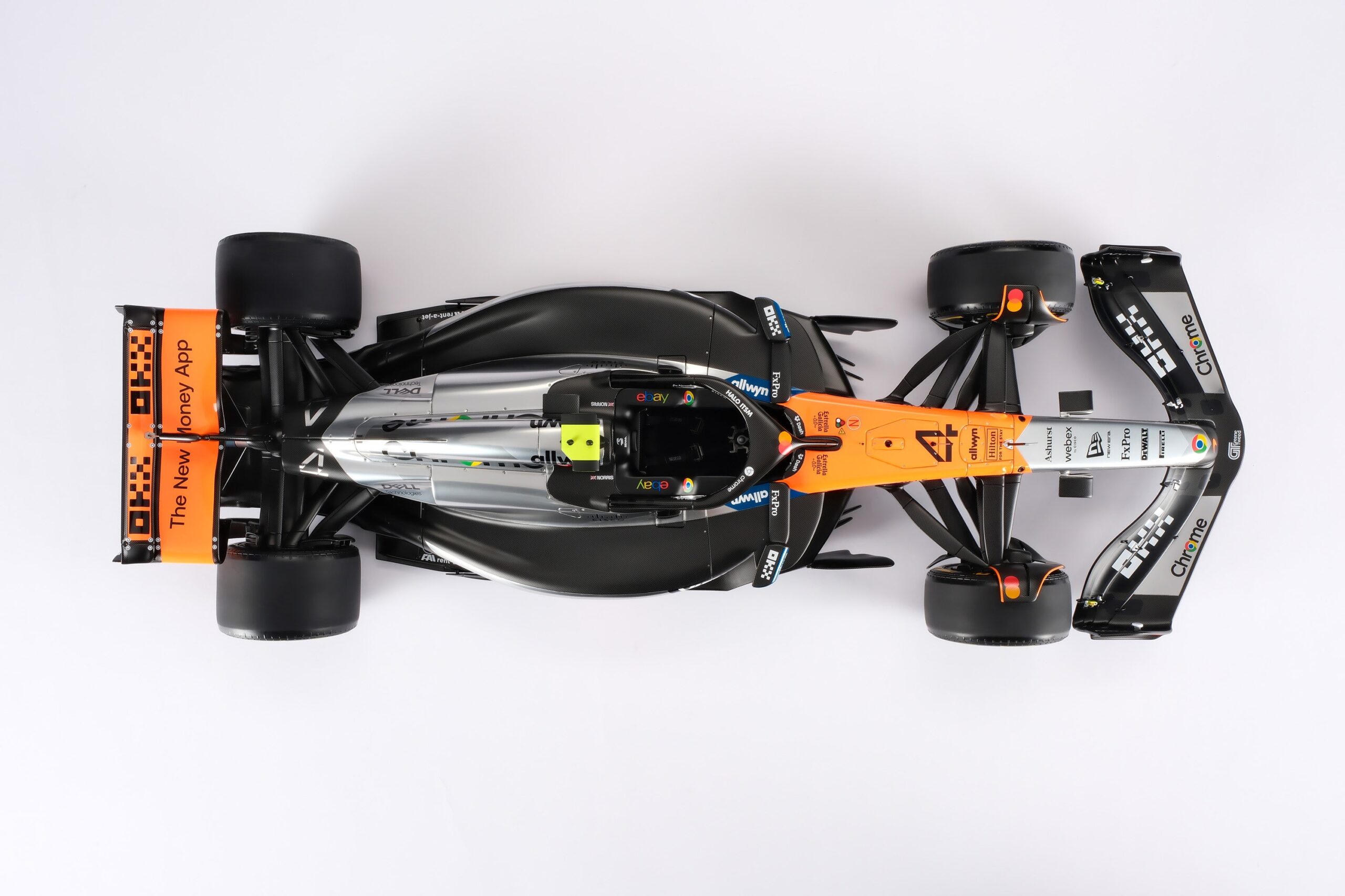 Amalgam McLaren MCL39 2025 British Grand Prix - Chrom / Orange | 1:8 - 画像21