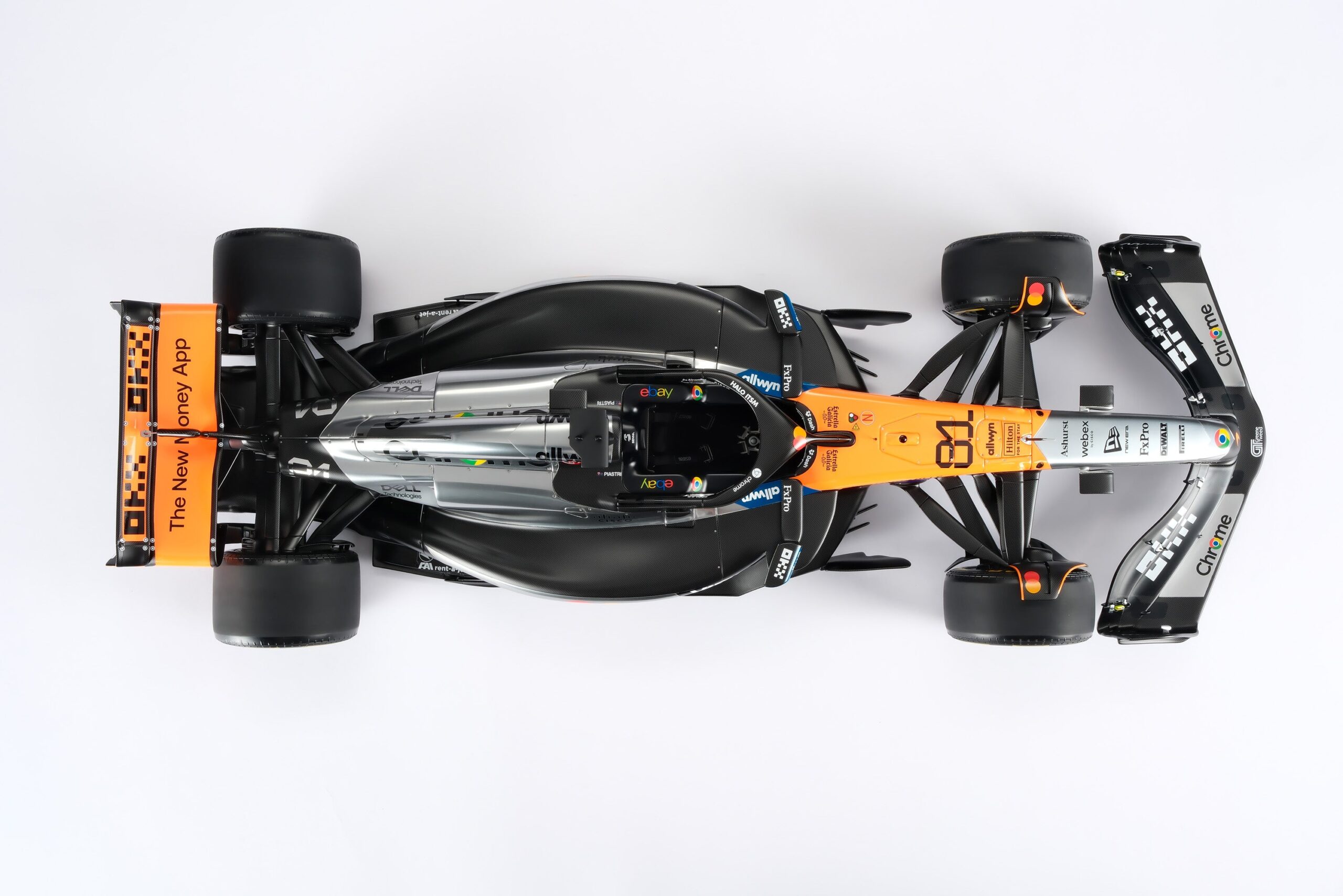 Amalgam McLaren MCL39 2025 British Grand Prix - Chrom / Orange | 1:8 - 画像39