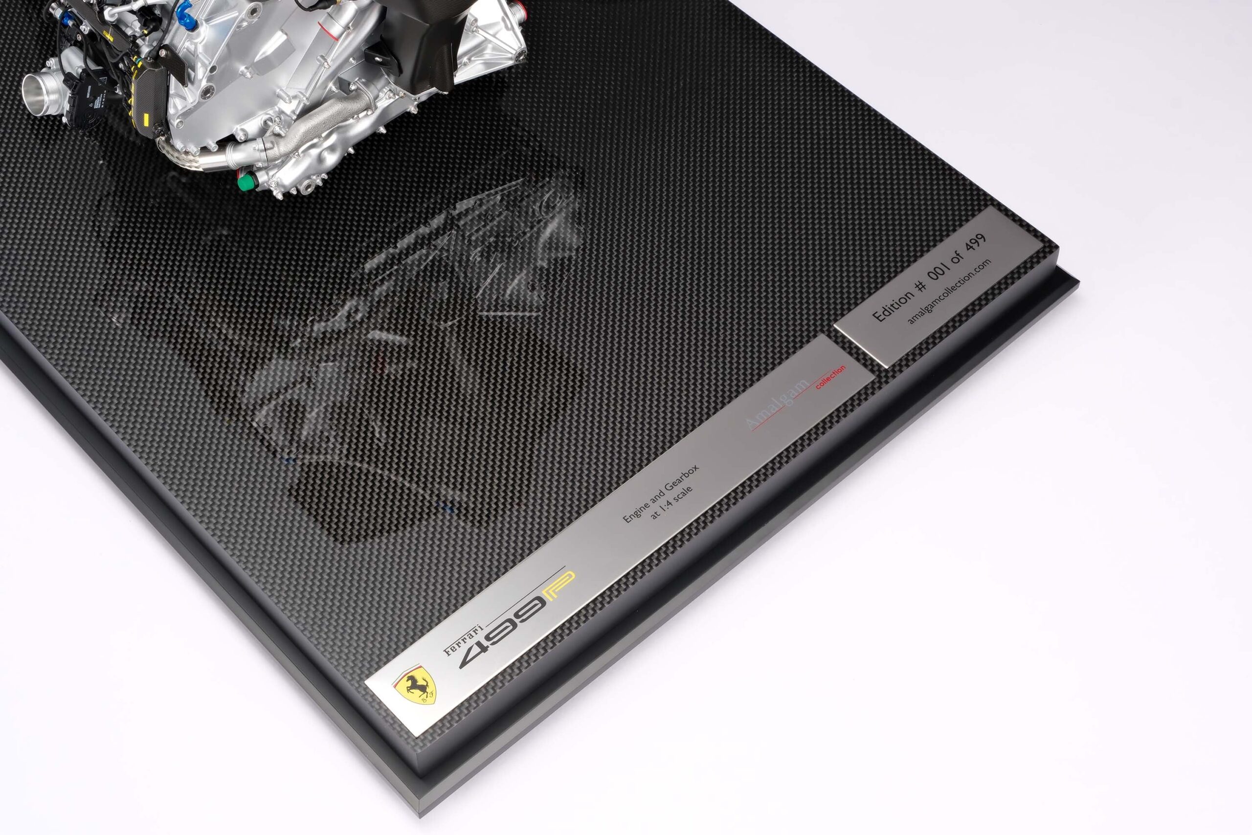 Amalgam Ferrari 499P V6 Motor & Getriebe 2023 Le Mans | 1:4 - 画像18