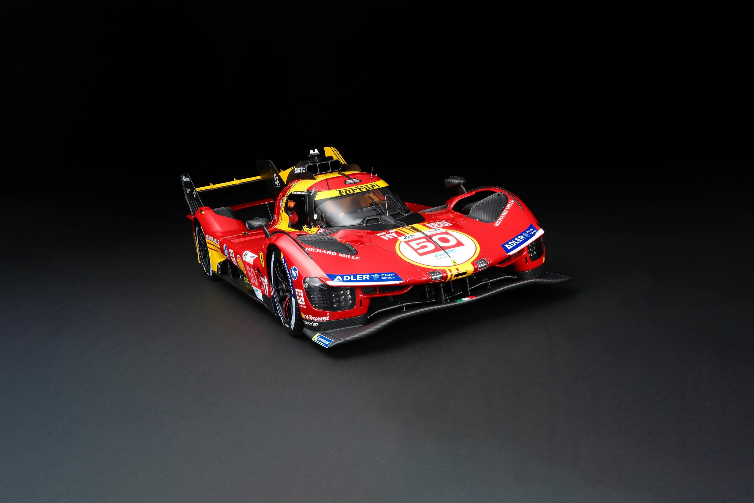 Amalgam Ferrari 499P 2024 Le Mans - Rot | 1:8 - 画像2