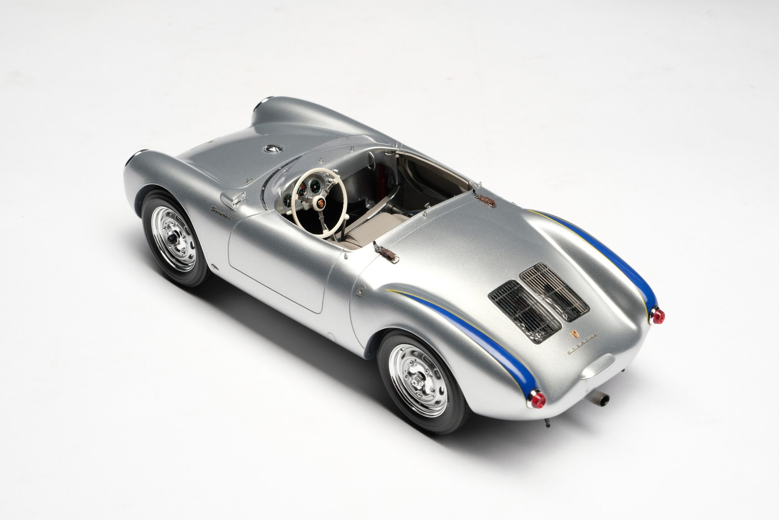 Amalgam Porsche 550 RS Spyder - Silber | 1:18 - Imagen 12