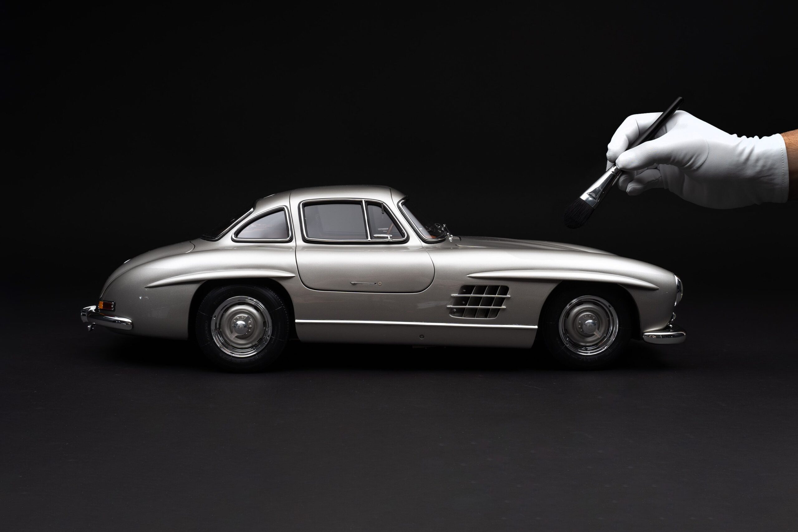 Amalgam Mercedes-Benz 300 SL Gullwing (1955) - Silber | 1:8 - Image 3