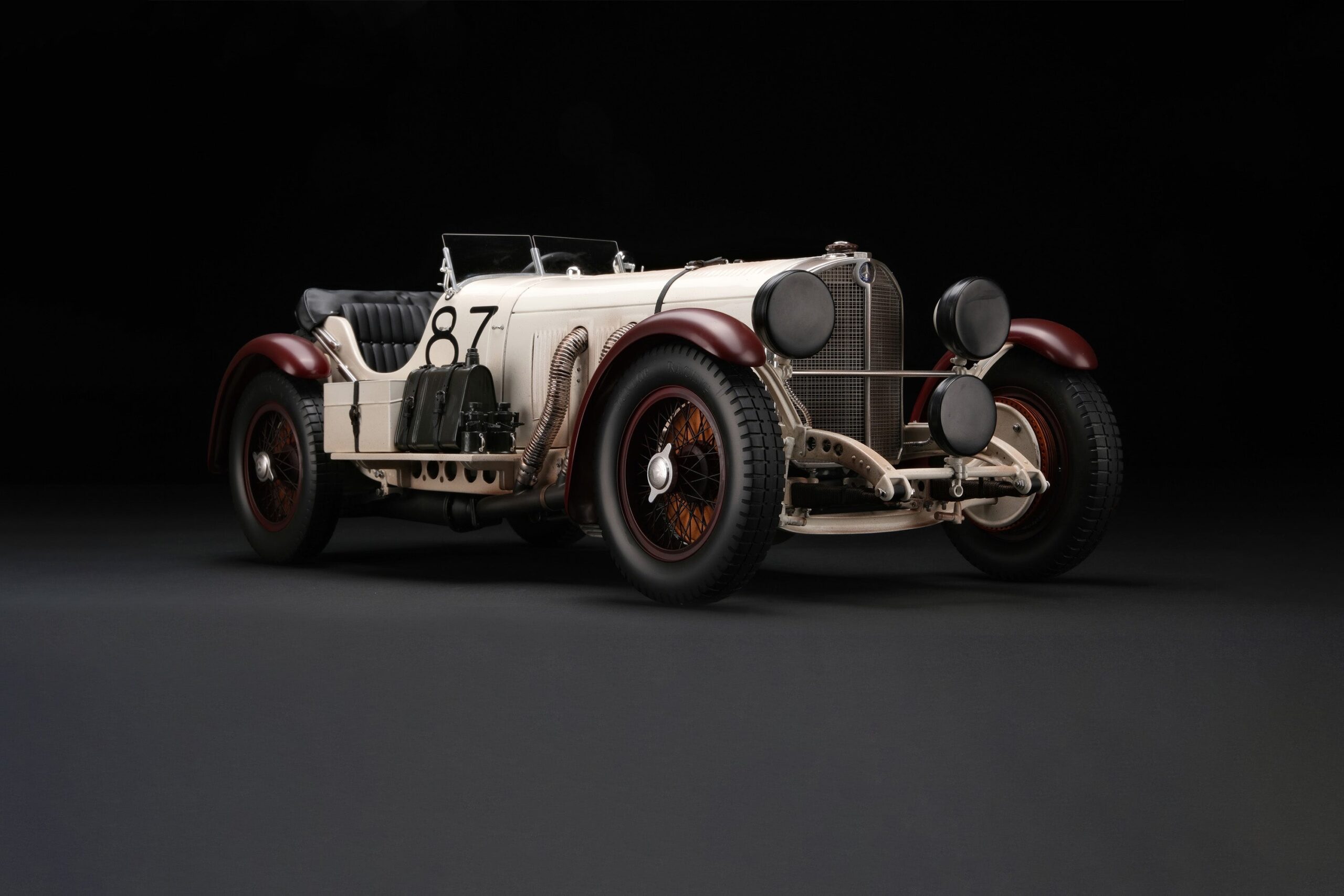 Amalgam Mercedes-Benz SSKL 1931 Mille Miglia Winner Patiniert - Weiß | 1:8 - Imagen 2