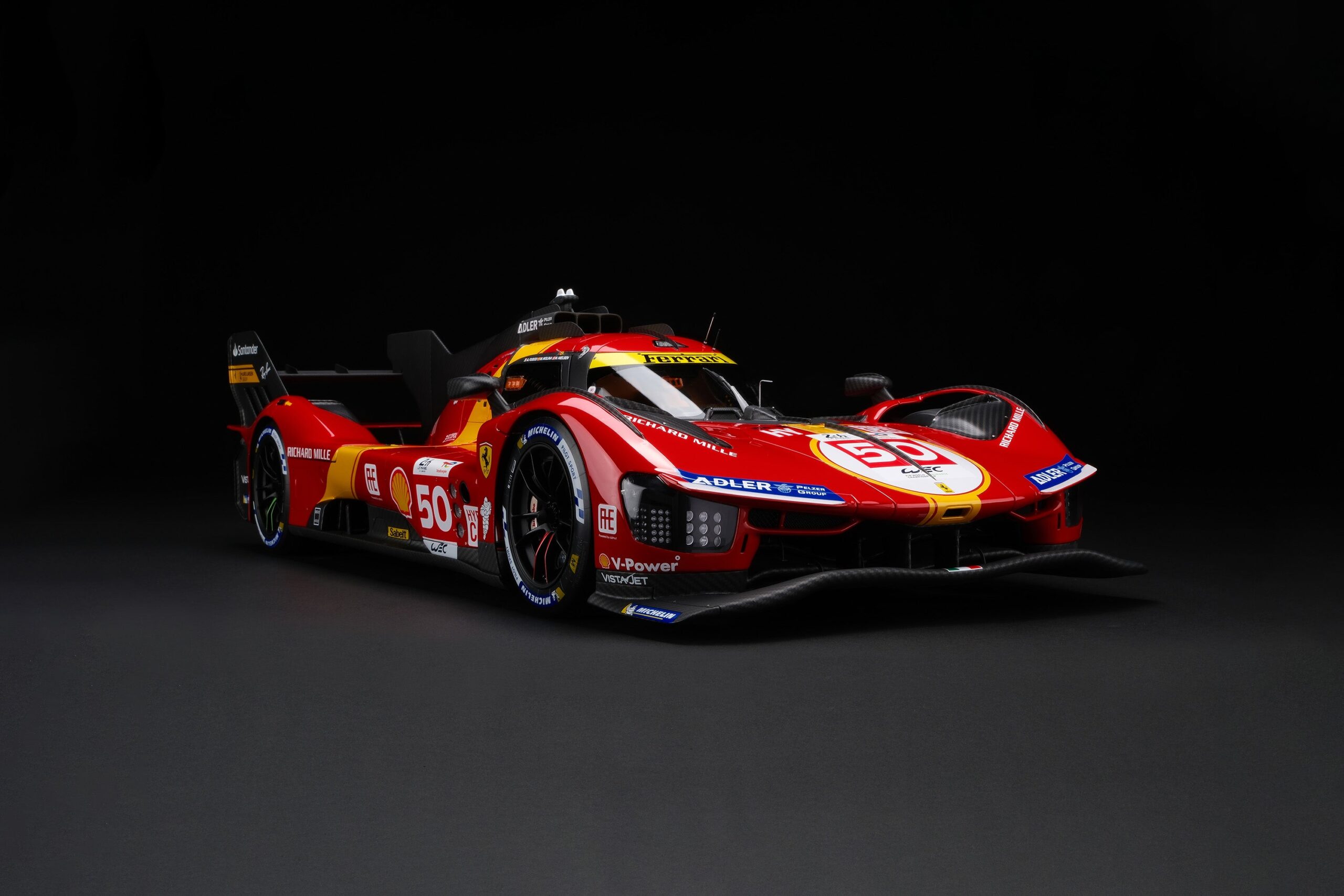 Amalgam Ferrari 499P 2023 Le Mans - Rot | 1:8 - 画像47