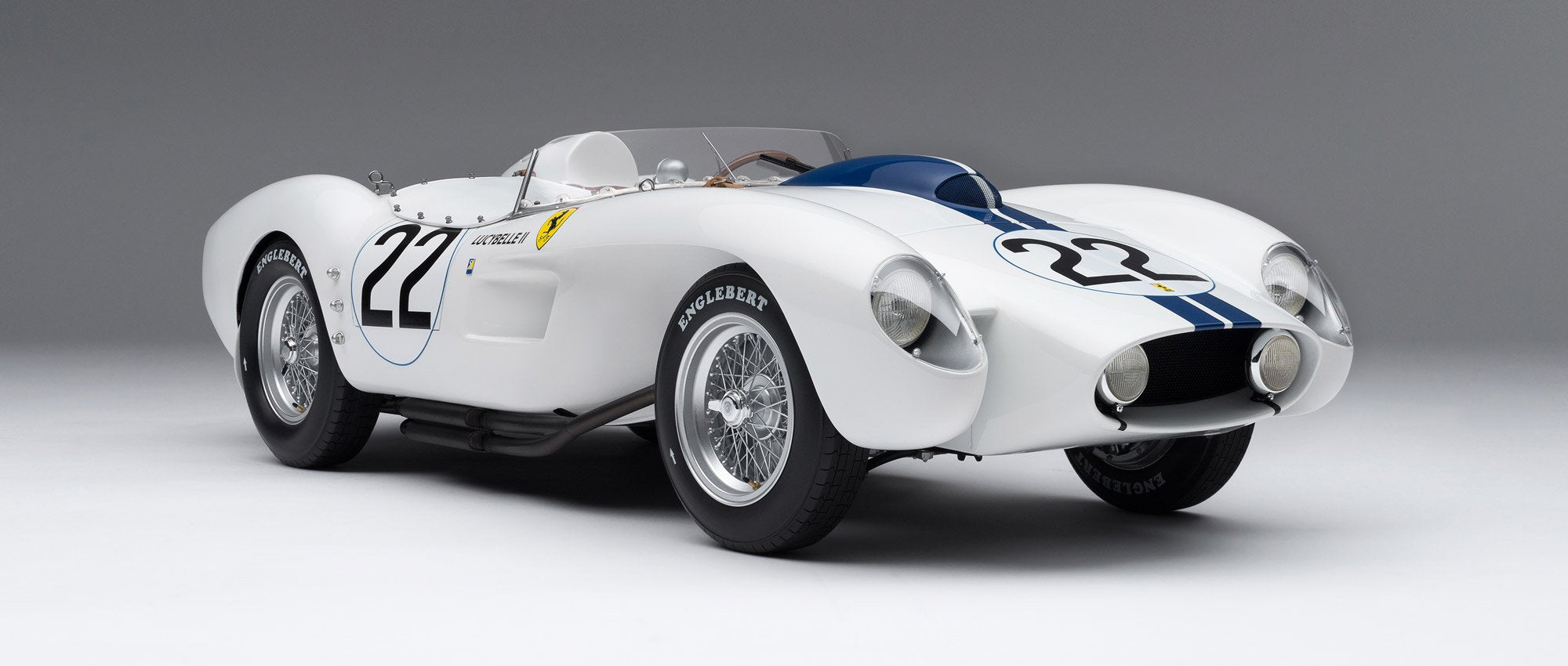 Amalgam Ferrari 250 TR 1958 Le Mans "Lucybelle II" - Weiß | 1:8 - Image 2