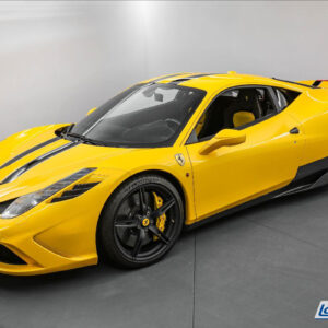 MR Collection Ferrari 458 Speciale - Modena Yellow with Racing Livery | 1:12