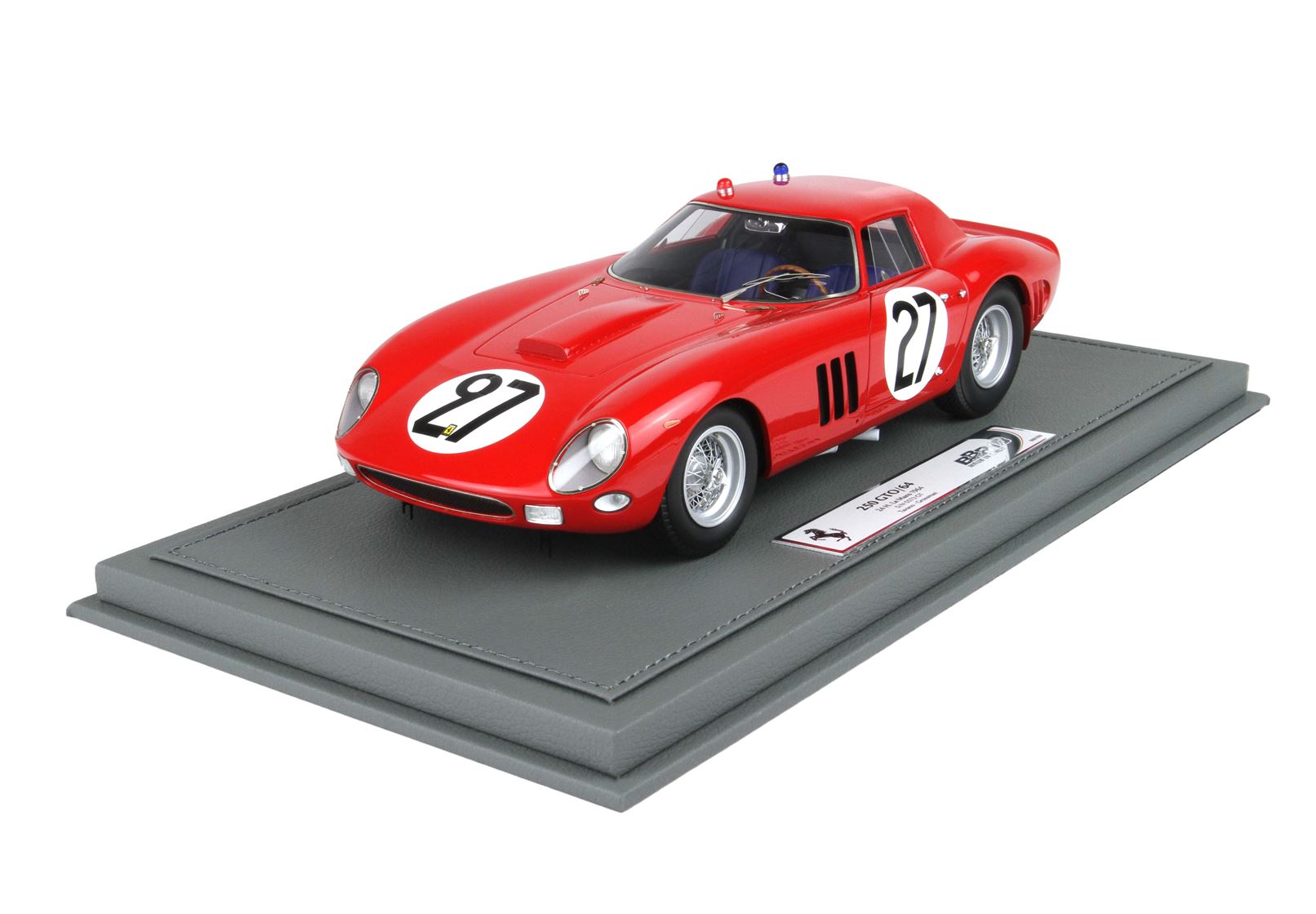 BBR Ferrari 250 GTO 24 H Le Mans 1964 S/N 5573 GT Car N 27 Tavano - Grossman NART | 1:18