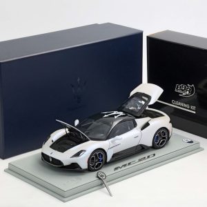 BBR Maserati MC20 Trident Black Roof - Audace White | 1:18