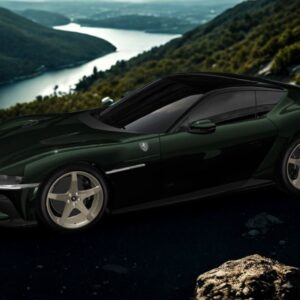 BBR Ferrari 12Cilindri Manuale Panoramic Roof - Zeltweg Green | 1:18
