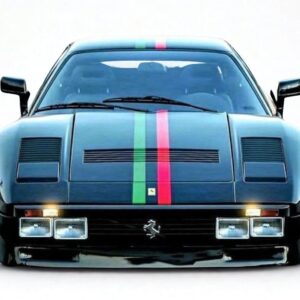 BBR Ferrari 288 GTO - Black DS with Stripes | 1:18