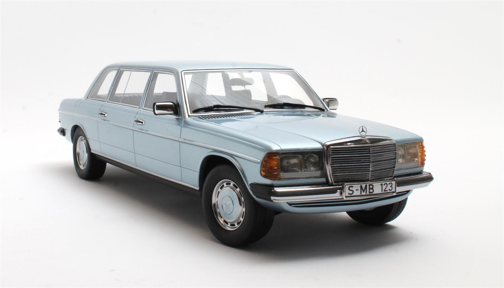 Cult Models Mercedes-Benz W123 Lang 1:18 - Diamond Blue – Bild 4