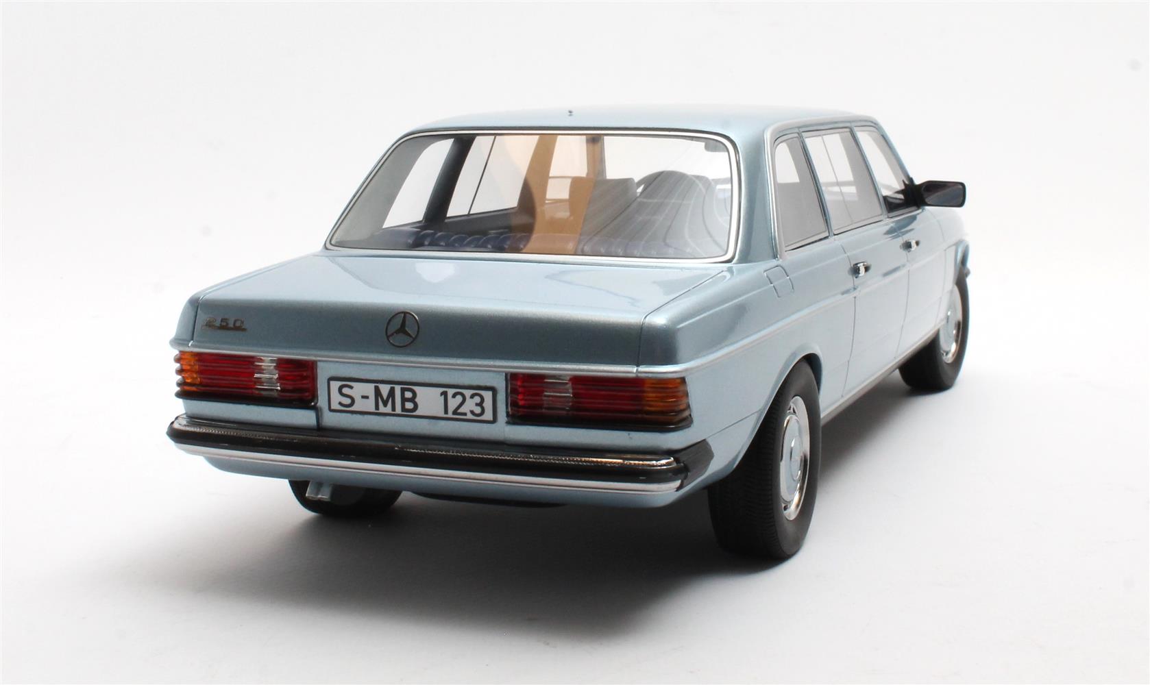 Cult Models Mercedes-Benz W123 Lang 1:18 - Diamond Blue – Bild 2
