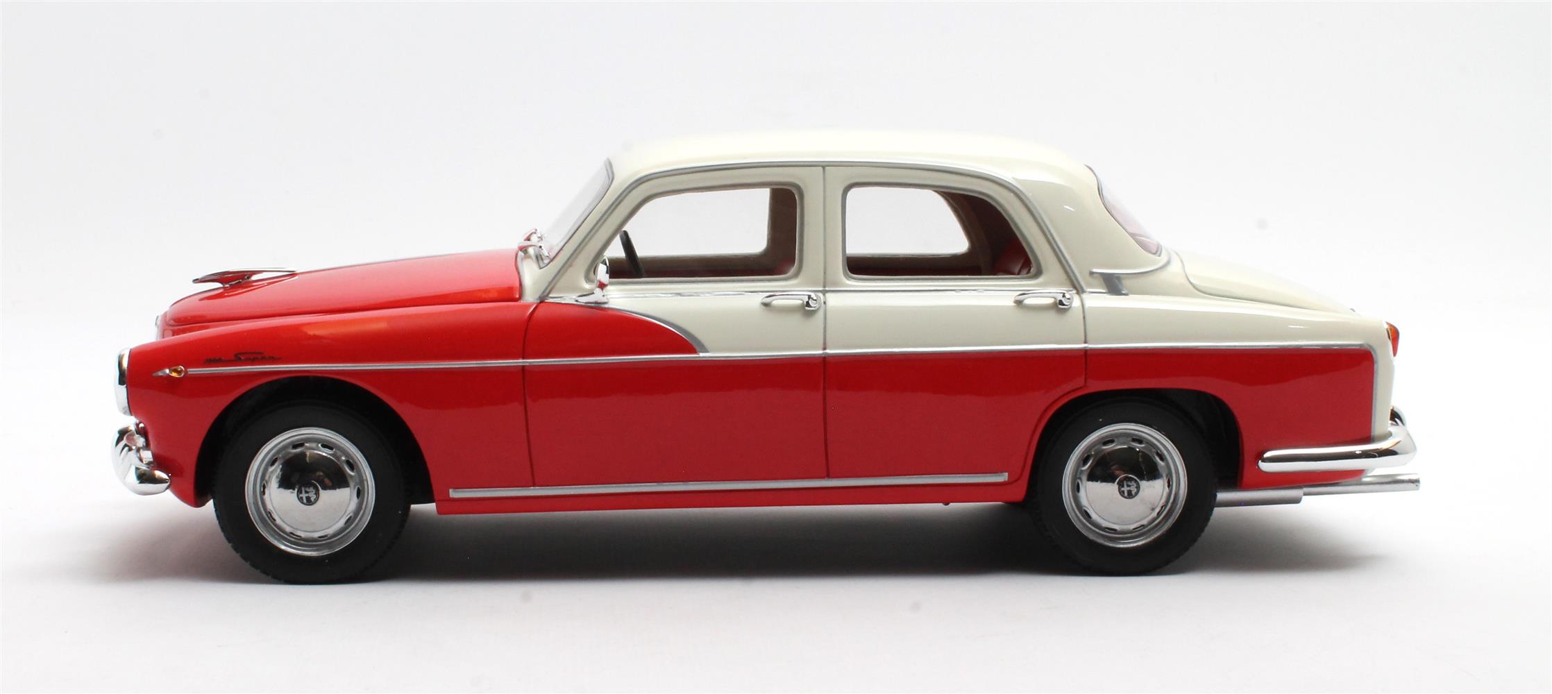 Cult Models Alfa Romeo 1900 Super Berlina 1:18 - Red/White – Bild 6
