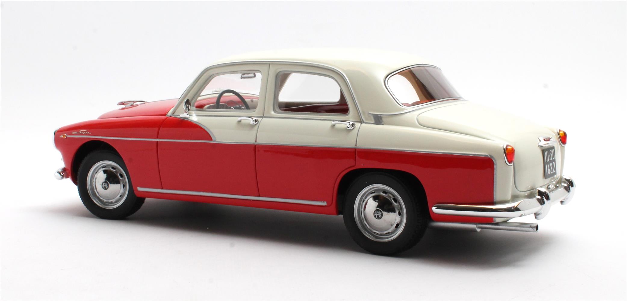 Cult Models Alfa Romeo 1900 Super Berlina 1:18 - Red/White – Bild 8