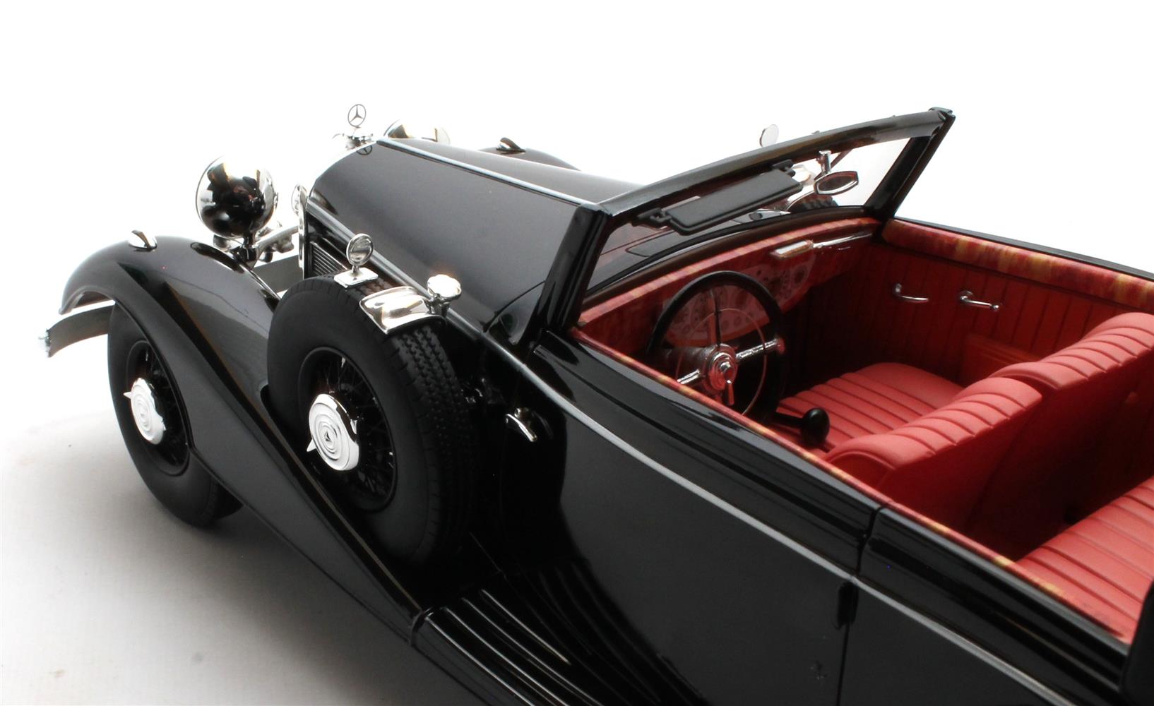Cult Models Mercedes-Benz 540K Cabriolet B 1:18 - Black – Bild 9