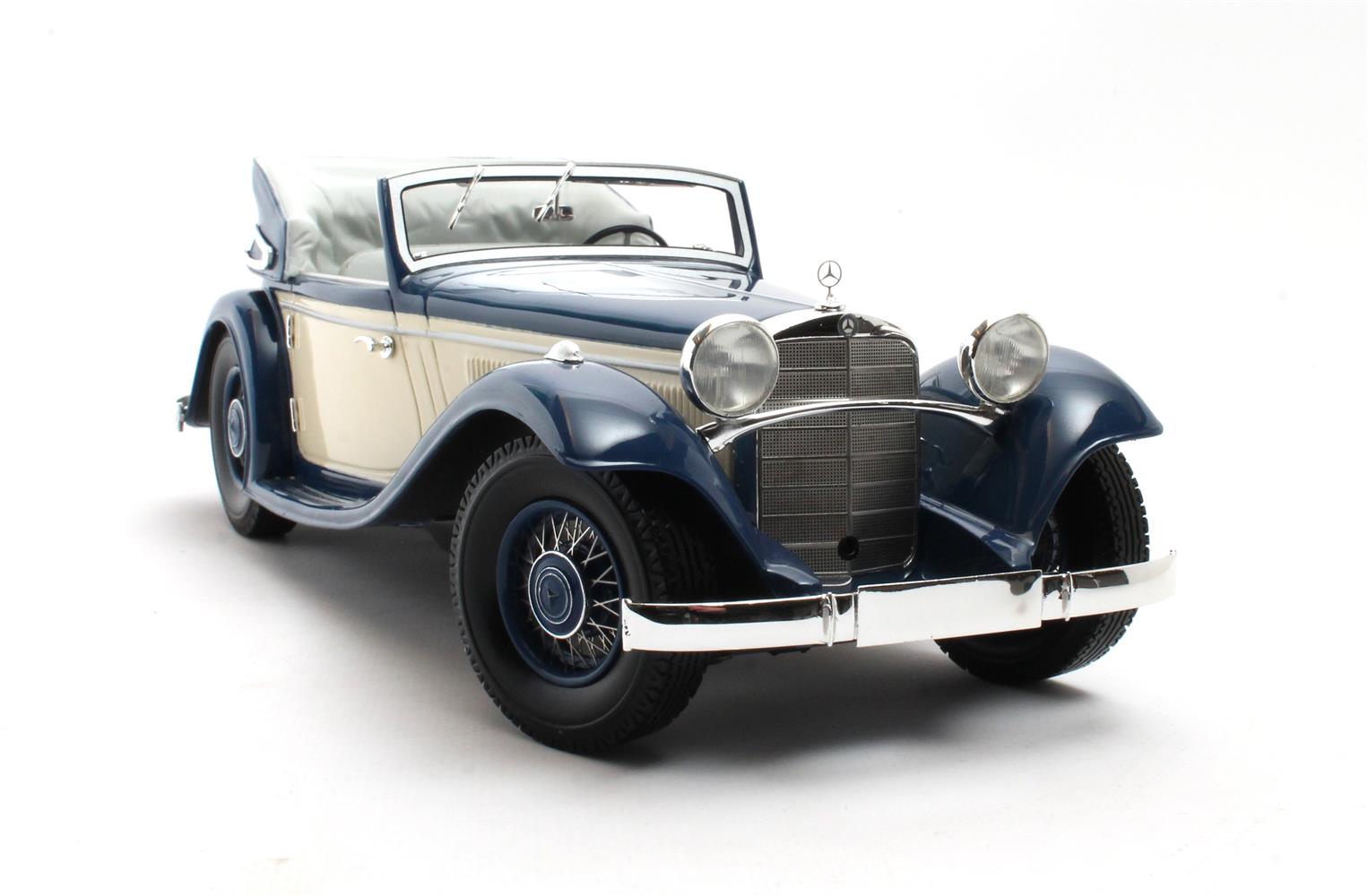 Cult Models Mercedes-Benz 290A Cabriolet 1:18 - Blue-White – Bild 5