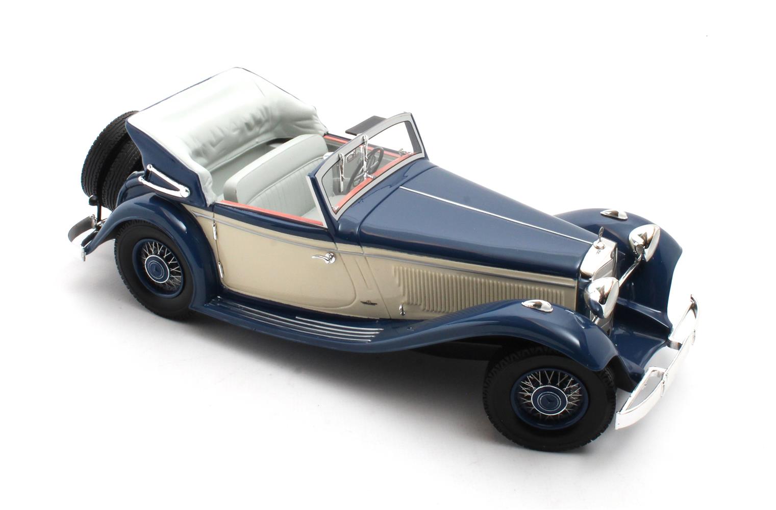 Cult Models Mercedes-Benz 290A Cabriolet 1:18 - Blue-White – Bild 8