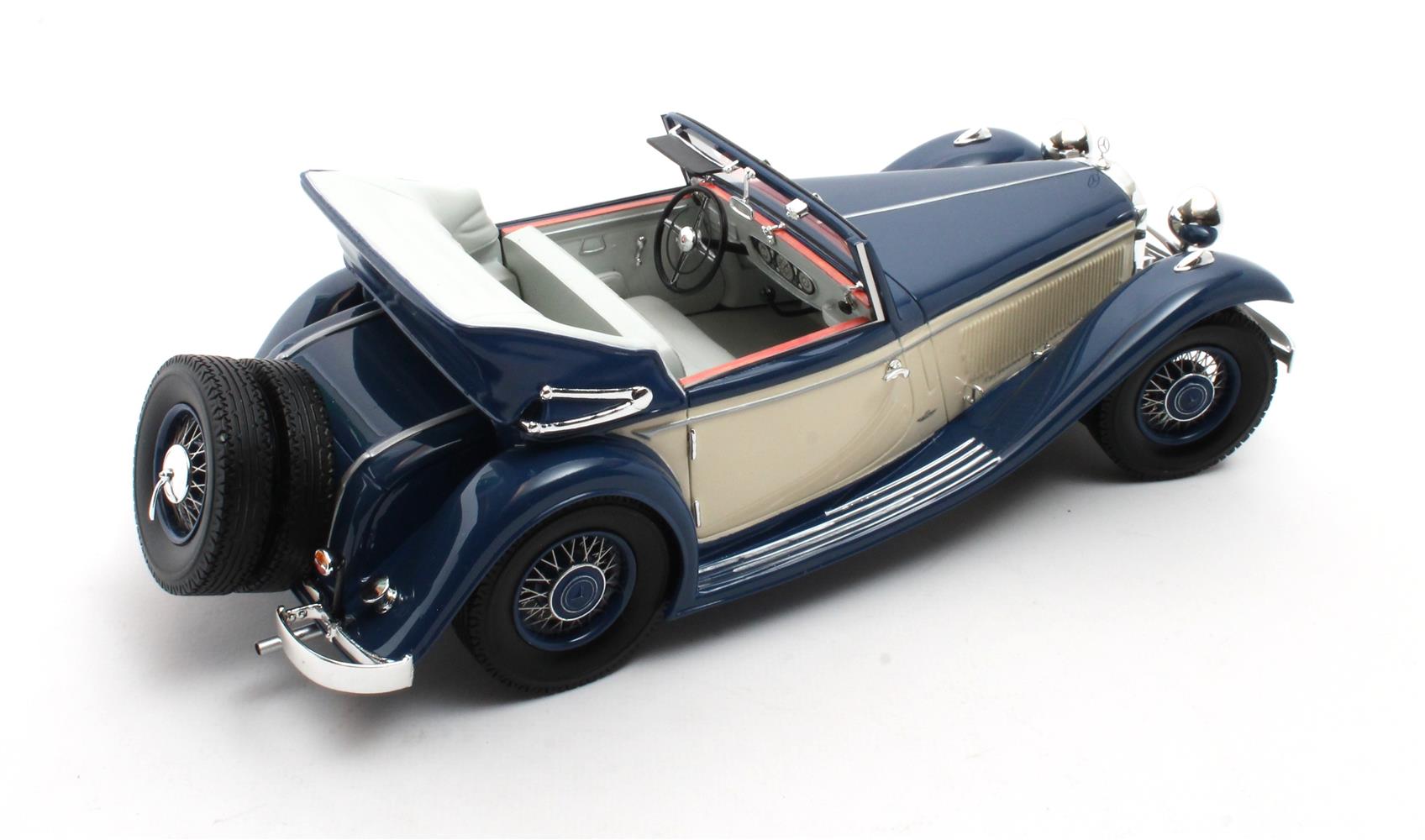 Cult Models Mercedes-Benz 290A Cabriolet 1:18 - Blue-White – Bild 6
