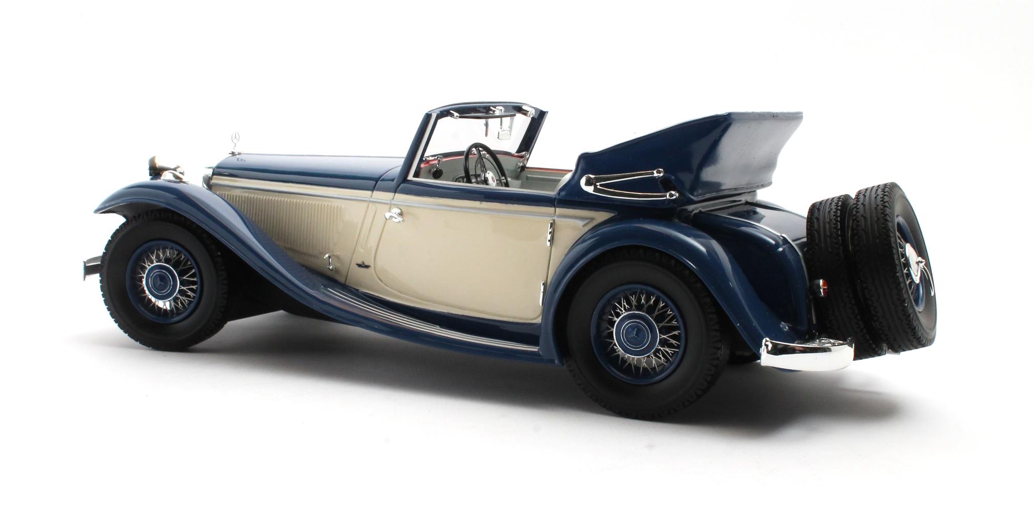 Cult Models Mercedes-Benz 290A Cabriolet 1:18 - Blue-White – Bild 9