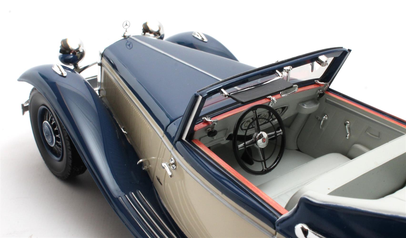 Cult Models Mercedes-Benz 290A Cabriolet 1:18 - Blue-White – Bild 10