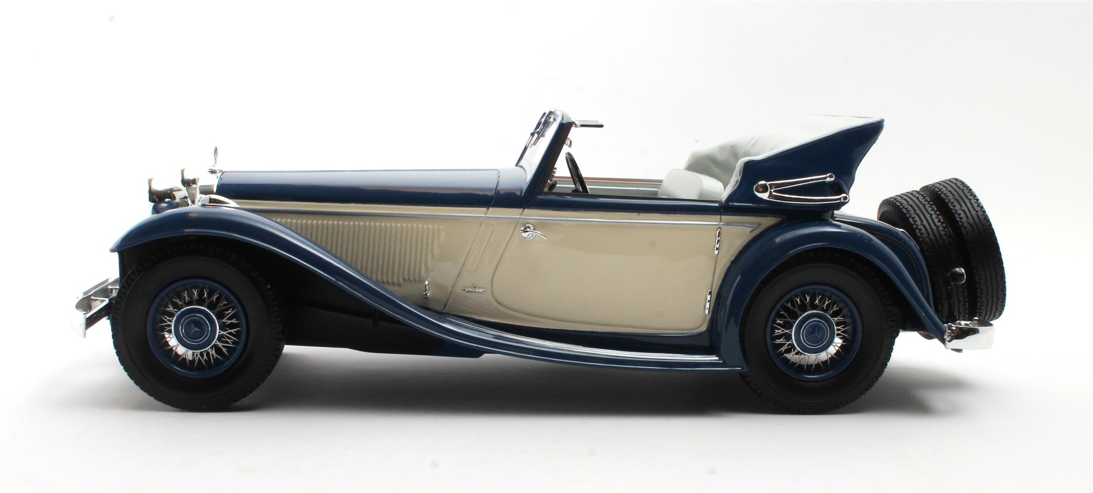 Cult Models Mercedes-Benz 290A Cabriolet 1:18 - Blue-White – Bild 7
