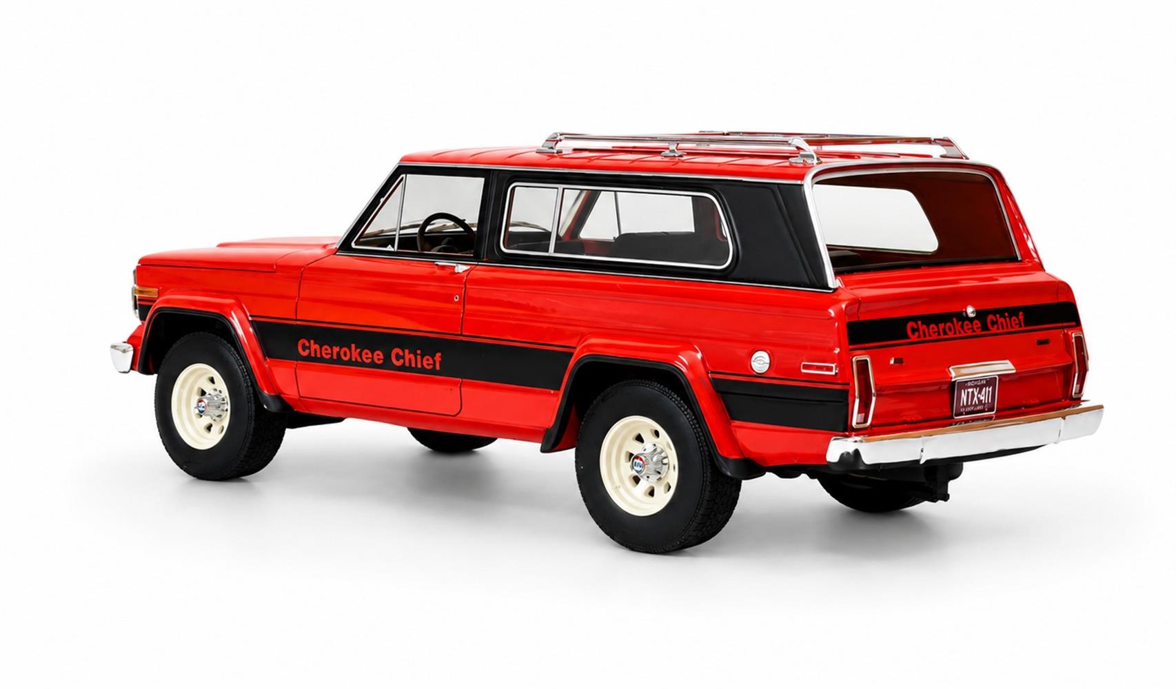 Cult Models Jeep Cherokee Chief (SJ) 1:18 - Red - Immagine 4