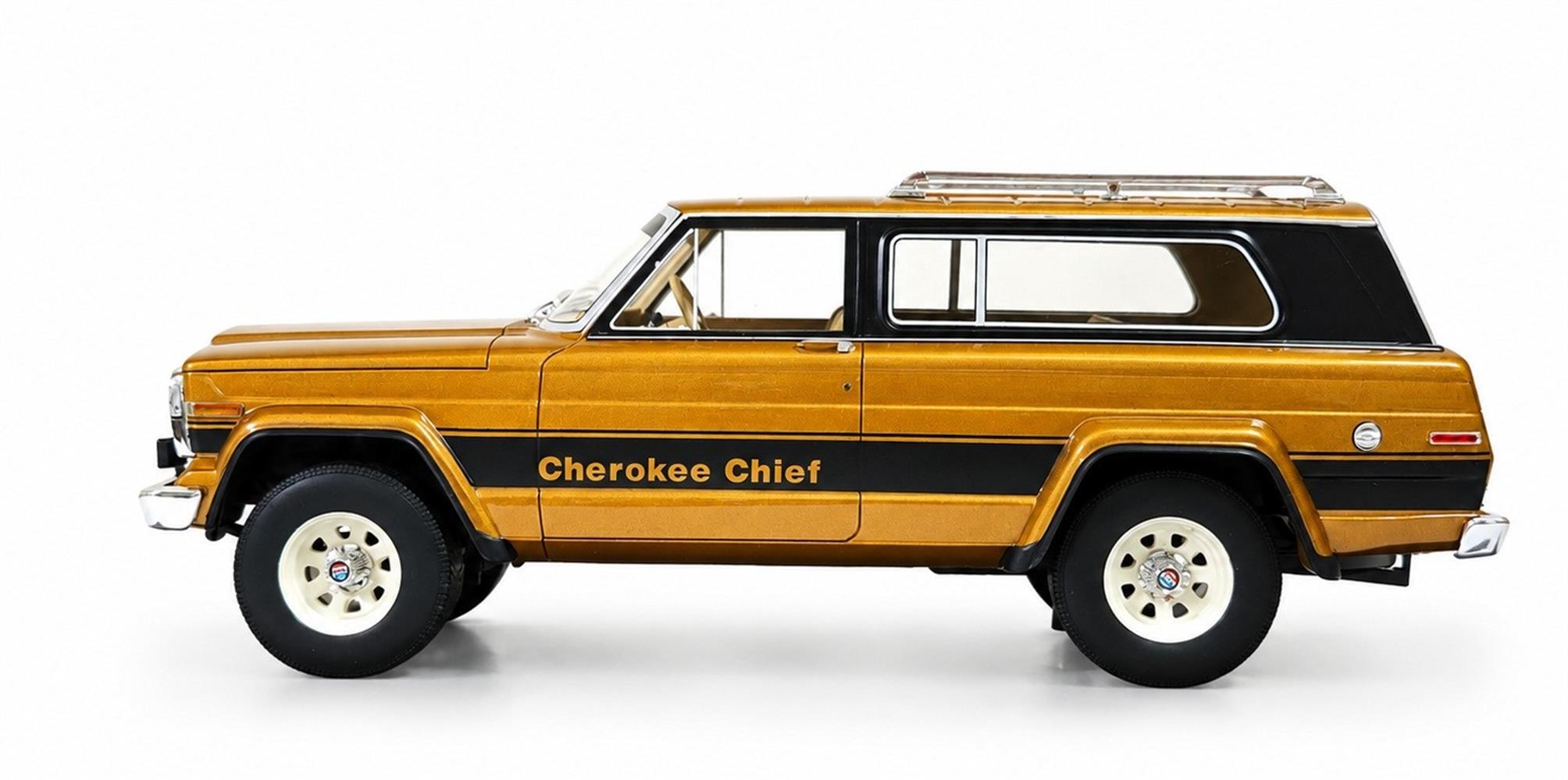Cult Models Jeep Cherokee Chief (SJ) 1:18 - Brown Metallic - Immagine 3