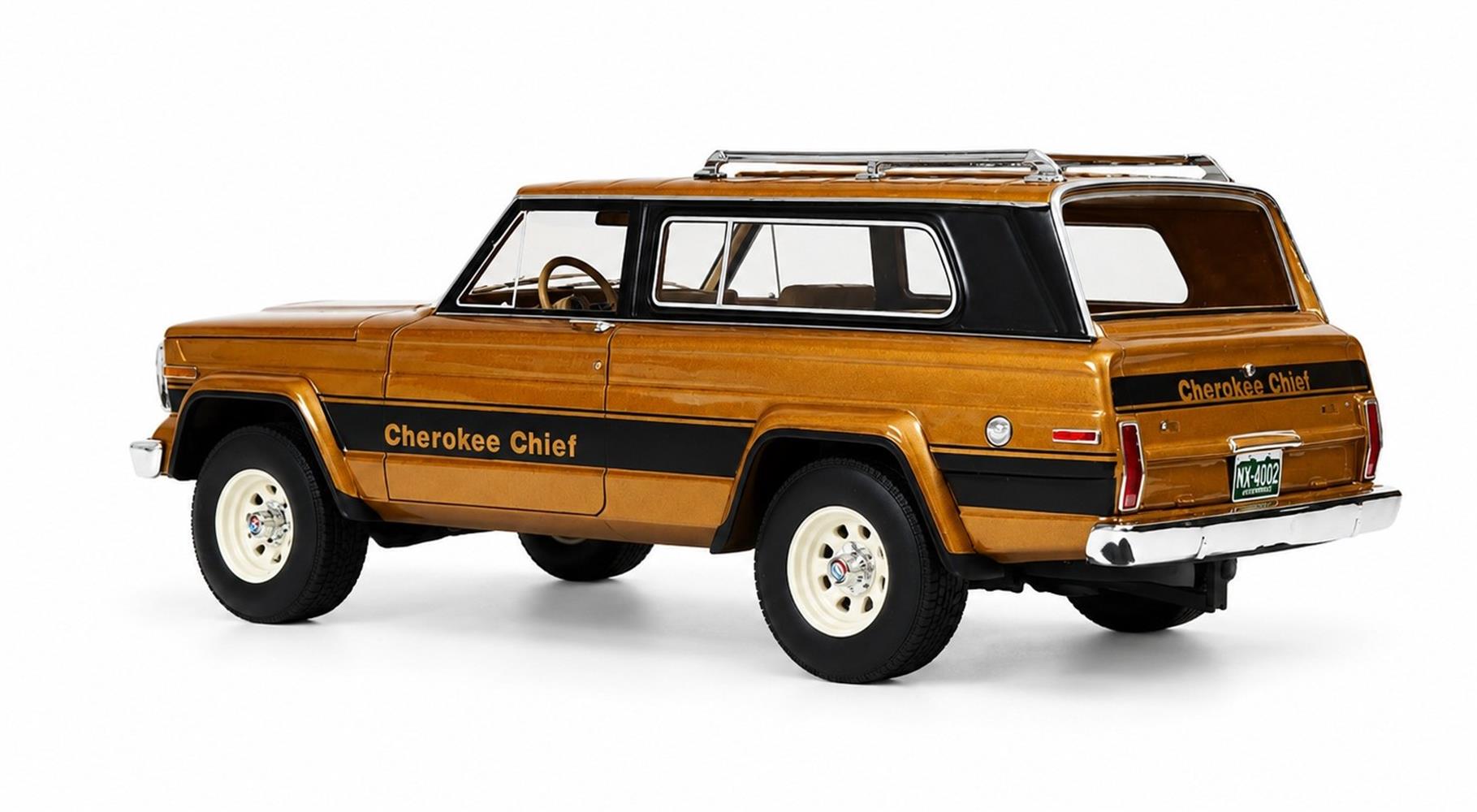 Cult Models Jeep Cherokee Chief (SJ) 1:18 - Brown Metallic - Immagine 4