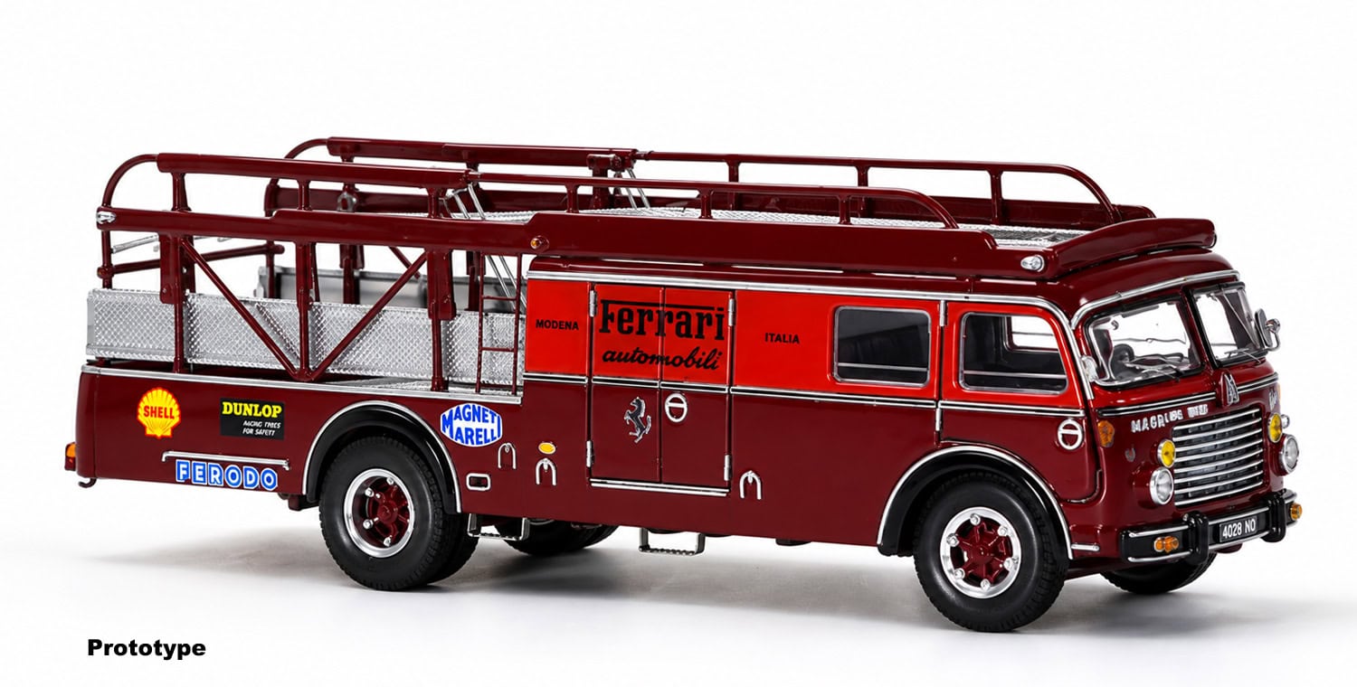 CMC Ferrari Transporter, Fiat 642 RN2 Bartoletti, 1957 - 1/64