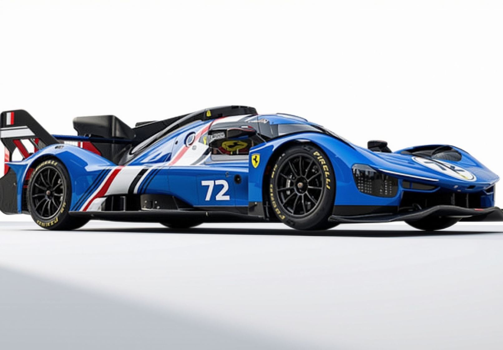 BBR Ferrari 499P Modificata Race n.72 - French Blue | 1:18