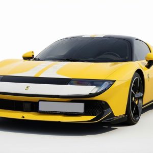 BBR Ferrari 849 Testarossa Assetto Fiorano - Giallo Modena with Bianco Cervino livery | 1:18