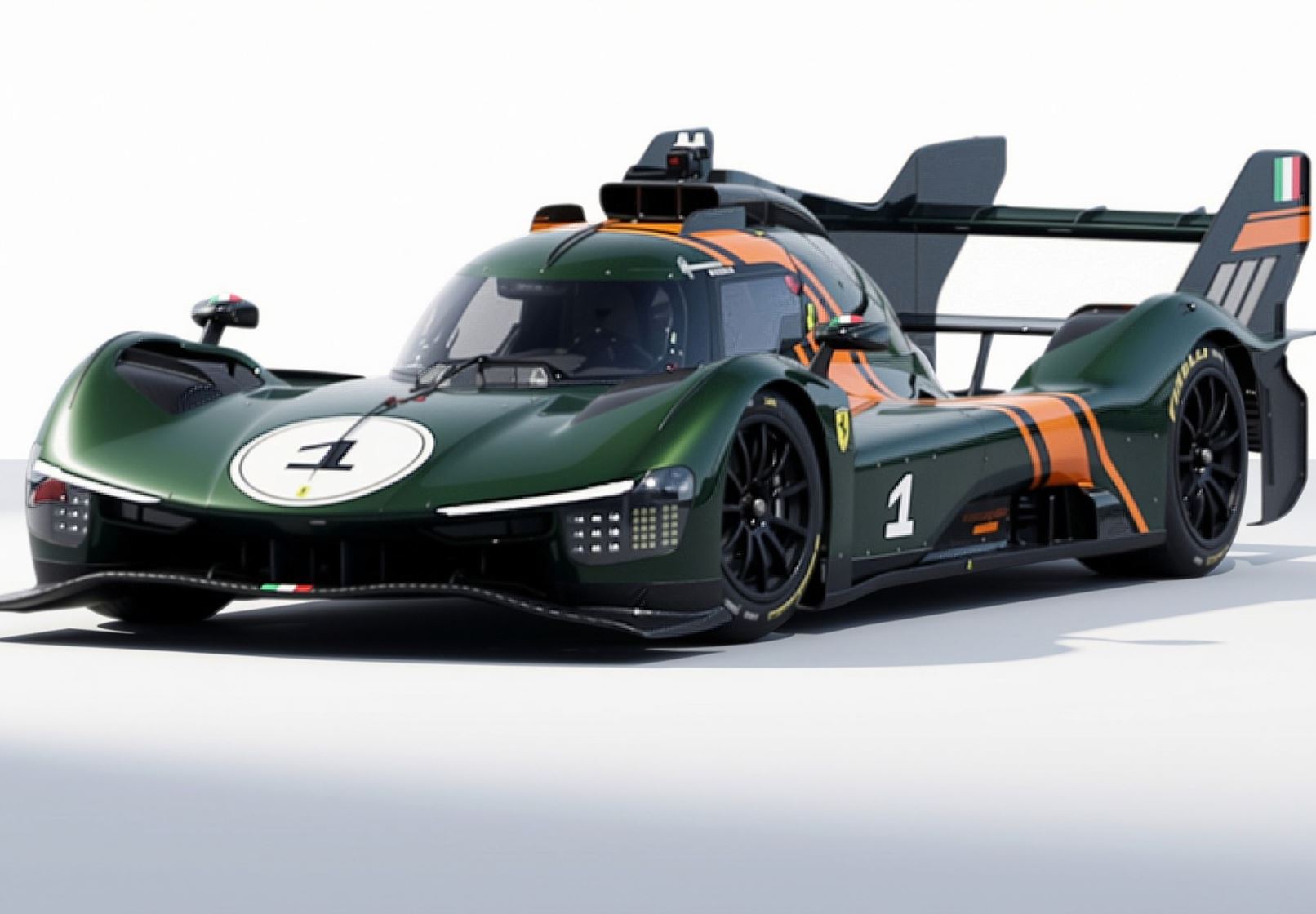 BBR Ferrari 499P Modificata Race No. 1 - Green GB | 1:18