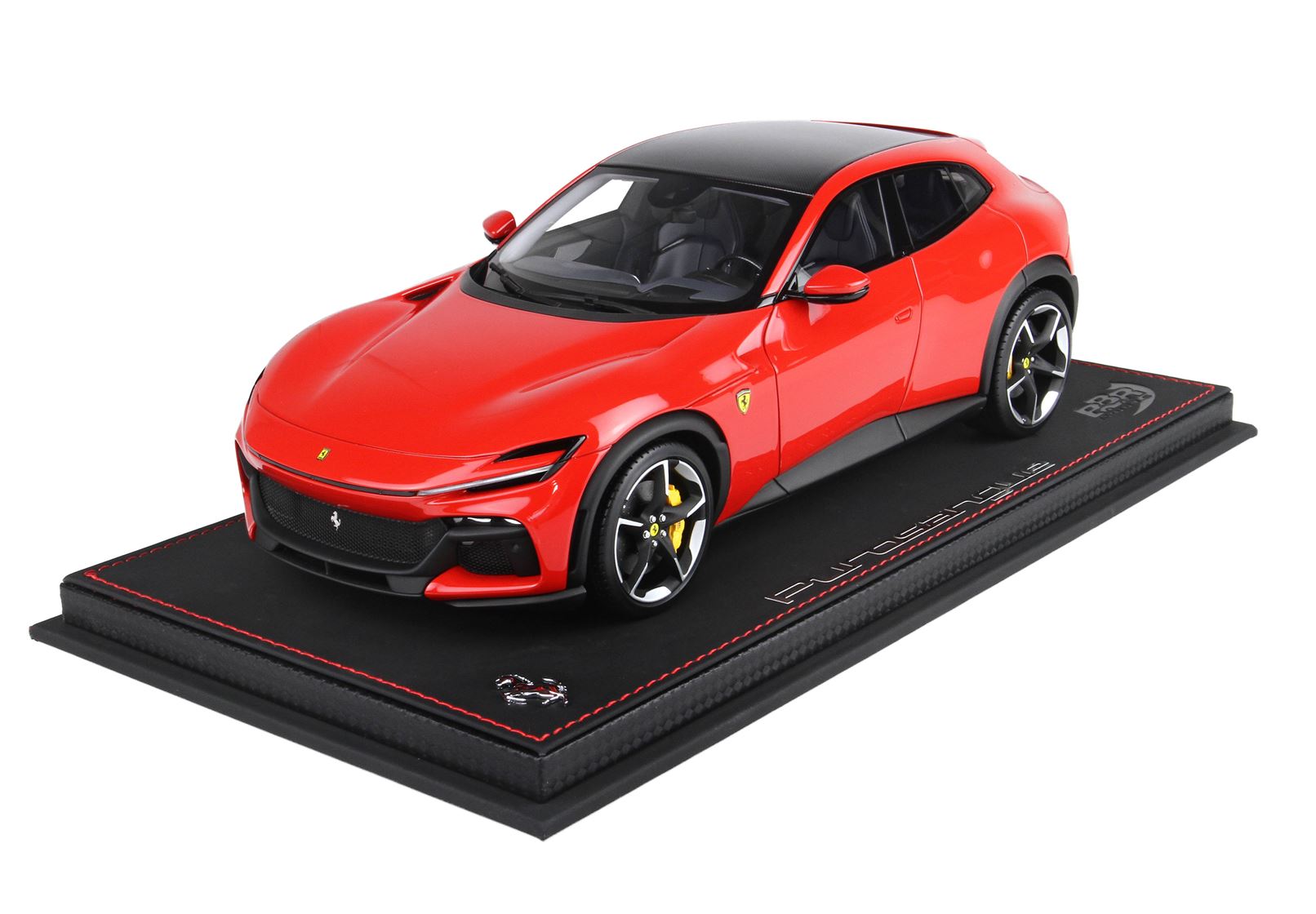 BBR Ferrari Purosangue Carbon Roof - Rosso Corsa 322 | 1:18