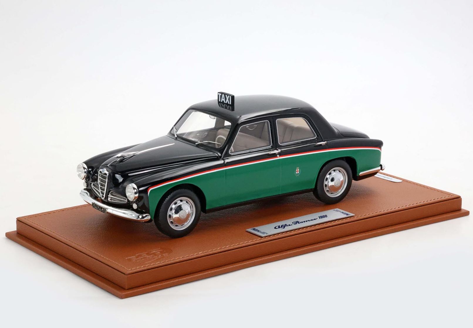 BBR Alfa Romeo 1900 Taxi Milano By RGM Design - Green/Black | 1:18