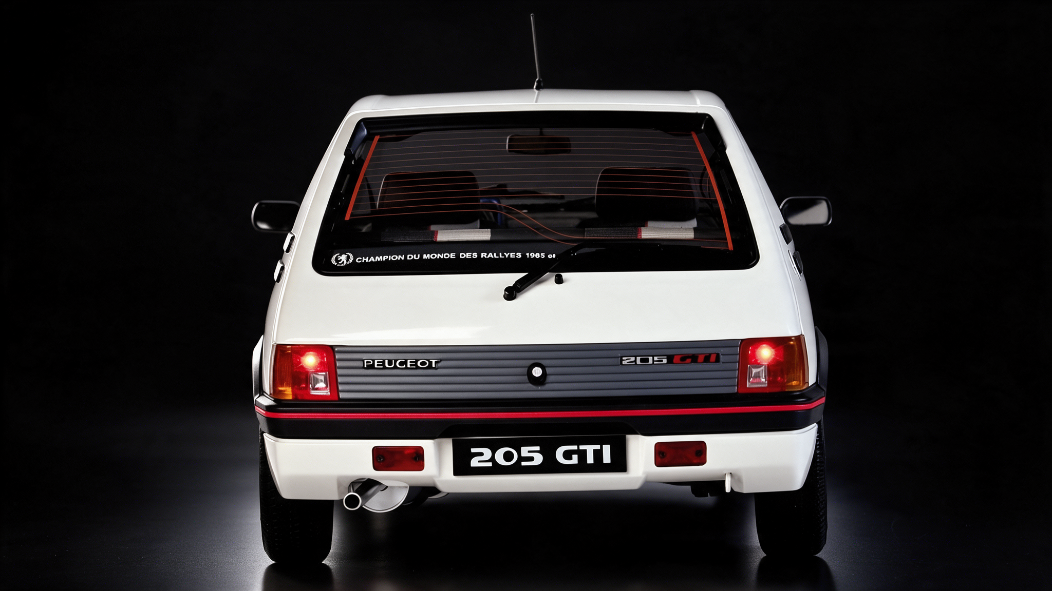 IXO Peugeot 205 GTI Weiss Bausatz 1:8 – Bild 5