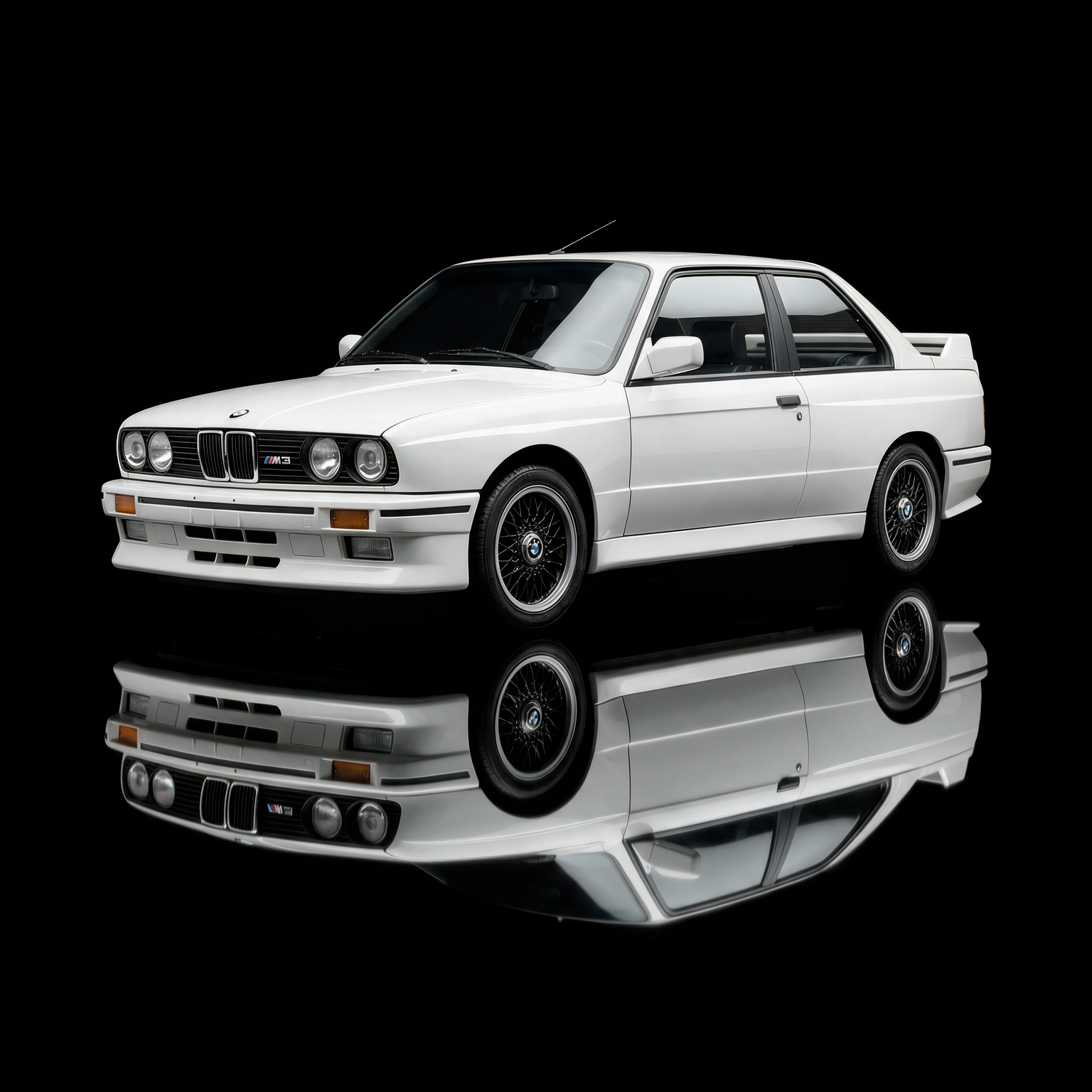 IXO Bausatz 1:8 des BMW M3 E30 weiß - 1/8