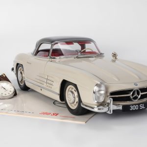 IXO Mercedes 300 SL Roadster weiss grau modelcars24 exklusive Bausatz 1:8 - 1/8